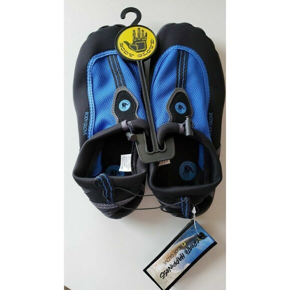 Body Glove Boy's Sz 4 Black/Royal Blue RiverBreaker Non-Slip Aquasock Shoes - Picture 1 of 3